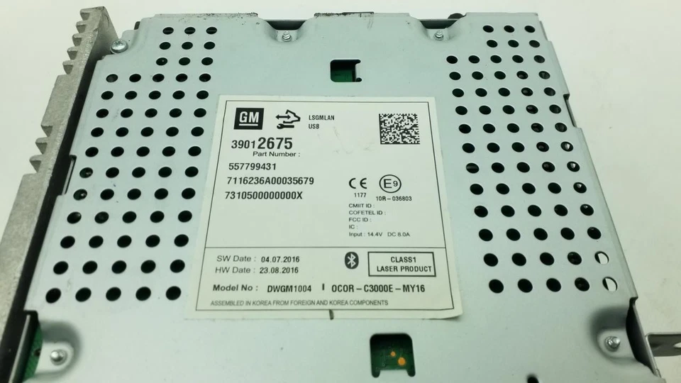 OPEL CORSA E 2015- Radio Autoradio 39012675 - Bild 3 von 4