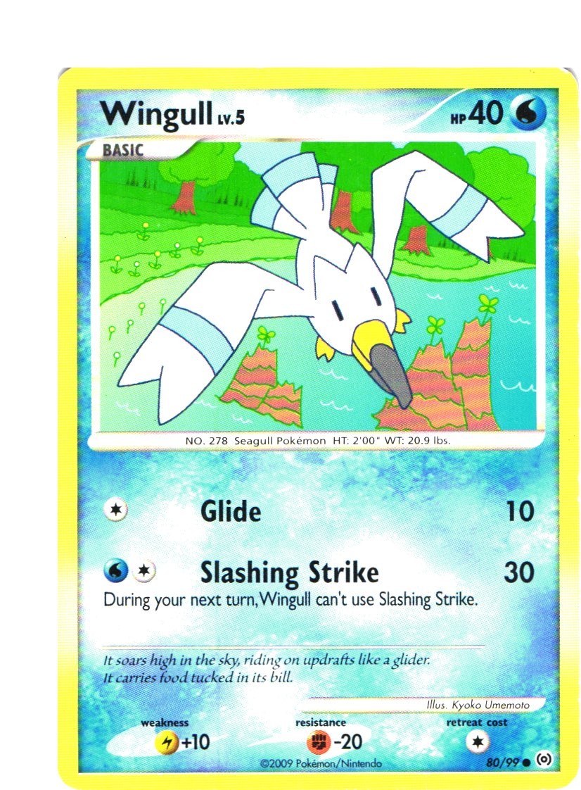 Wingull (80) Common Arceus 80/99 LP