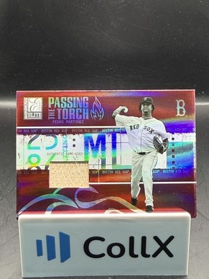 Pedro Martinez 2005 Elite #PT-25 Passing the Torch Bats #/150 Red Sox