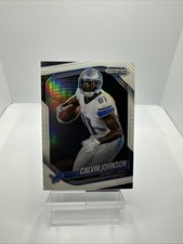 2025 Panini Prizm Black Calvin Johnson White #/175