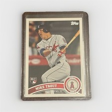 Topps 2011 Update Series Mike Trout Rookie Base Set #US175 Los Angeles Angels