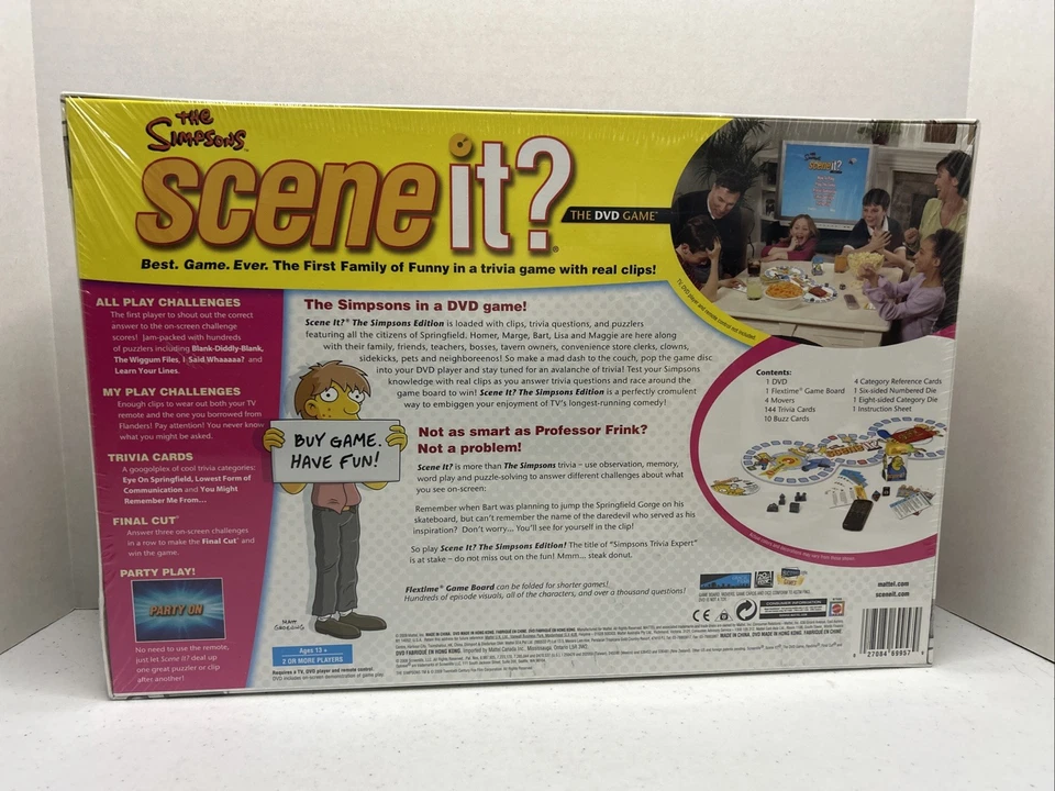 The Simpson Scene It? DVD Family Trivia Game 2 Or More Players 13 Years Up - Image 3 of 4