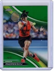 2025 Topps Chrome Tennis Green Refractor Bianca Andreescu #185