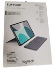 Logitech Flip Folio Keyboard Case iPad Pro 11-inch 920-013369 NEW FREE/SHIP