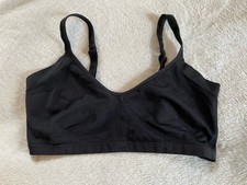 Felina Seamless Side Smoothing Bra Size Medium Black Wireless C4591V2