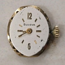 VINTAGE LADIES BULOVA WRIST WATCH MOVEMENT 17 JEWEL UNTESTED