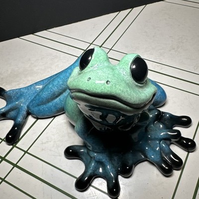 Kitty's Critters Katrina Frog Figurine Resin Retired 2002 #8056LE No Box