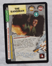 The X-FILES Trading Card Game 1996 ADVERSARY THE SANDMAN Used