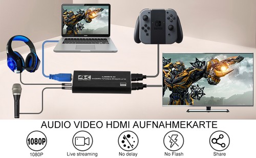 USB 3.0 Game Capture Card 4K HD Audio Karta nagrywania wideo HDMI Urządzenie do nagrywania wideo - Zdjęcie 4 z 11