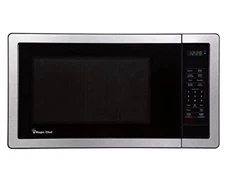 Magic Chef 1.1 cu. ft. Countertop Microwave Stainless Steel with Digital Touch