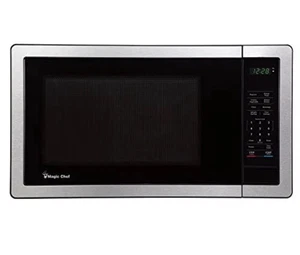 Magic Chef 1.1 cu. ft. Micro-ondes de comptoir en acier inoxydable avec touche numérique