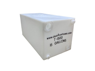 #ad 15 Gallon Fresh Gray Water Holding Tank storage food shower wash dish T 1500 $93.99