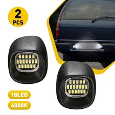 White License Number Plate LED Lights Lamp For GMC Sonoma Jimmy Chevy Blazer S10