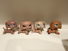 Littlest Pet Shop Dachshund Dog W/ Collar Hasbro LPS