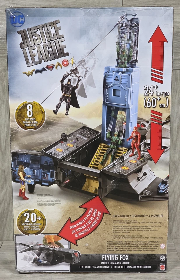 DC Comics Liga de la Justicia Flying Fox Mobile Command Center Batman - 2017 - NUEVO - Foto 2 de 4