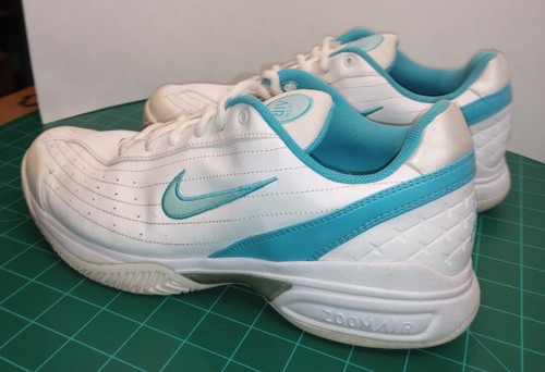Zapatillas Nike Zoom Air Azul y Blanco Mujer Talla 10 Estilo 316008 a 2007 Lanzamiento - Imagen 6 de 24