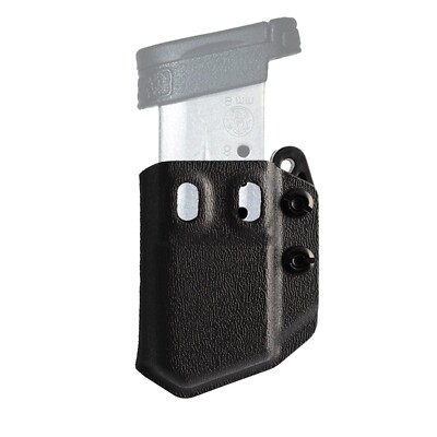 Universal Stack Mag Fits S&W M&P Shield  9mm  Magazine  IWB / OWB Kydex Holster