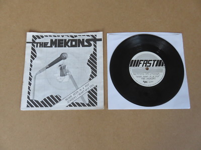 THE MEKONS Never Been In A Riot FAST 7'' RARE 1978 ORIGINAL UK 1ST PRESSING FAST1