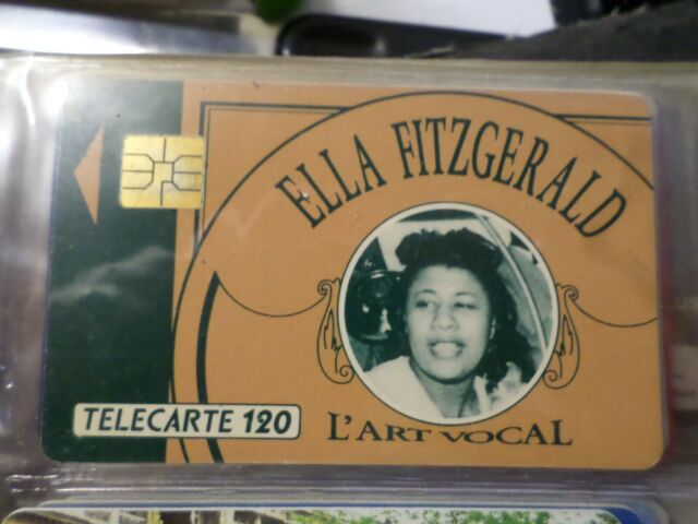 Phone Card 120 France Celebrity' Music Fitzgerald Jazz