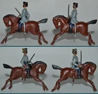 Britains Pre-War From Set #45 3rd Madras Cavalry RARE 1st Version 1896 *BB-7984*