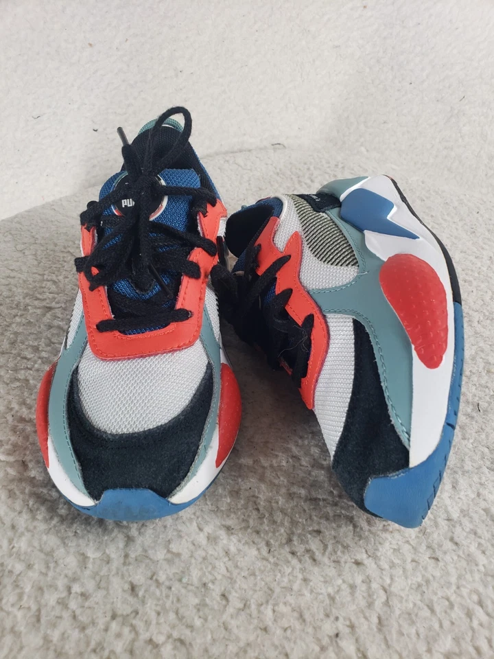 Zapatillas deportivas Puma RS-X Running System para niño 1.5C azul colorblock tela Foto 4 de 4