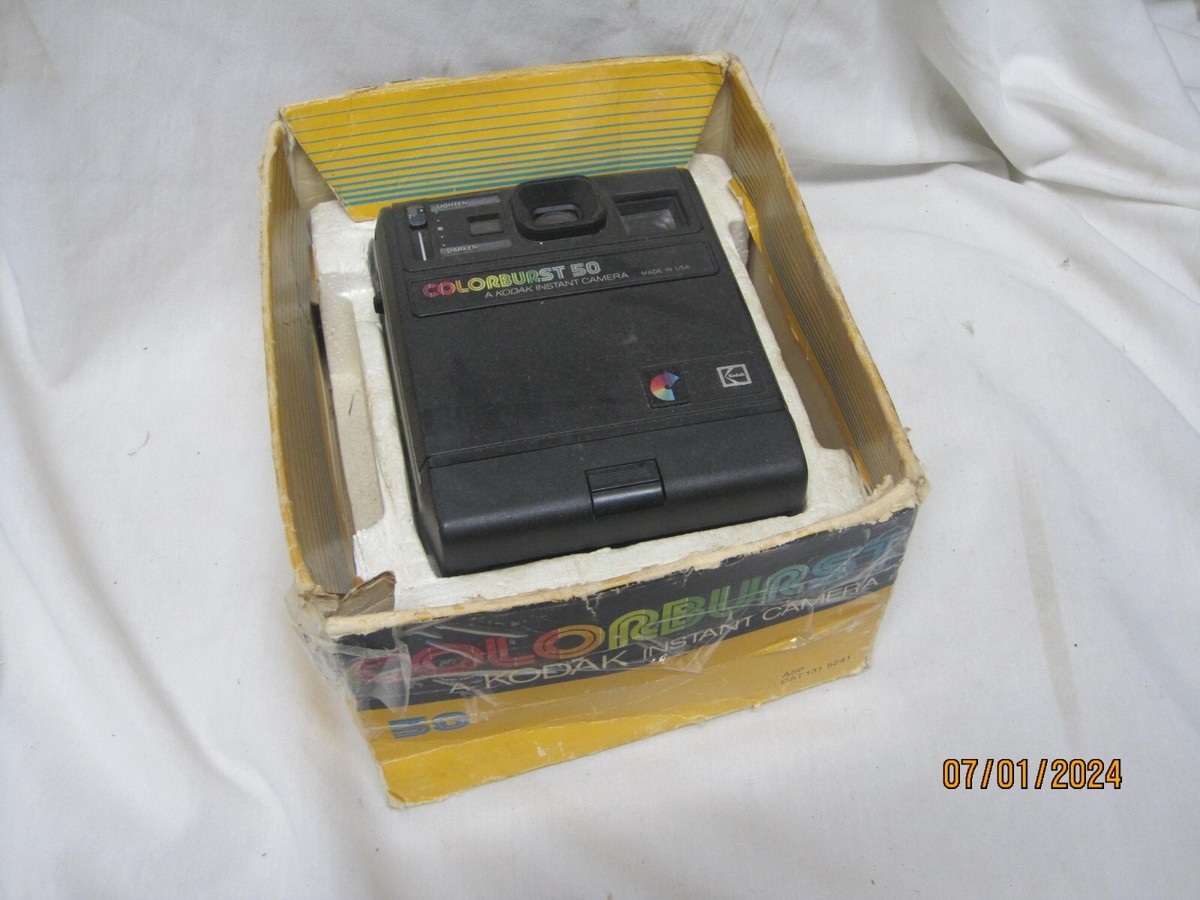 Vintage Kodak Colorburst 50 Instant Film Polaroid Camera Made In USA  Untested