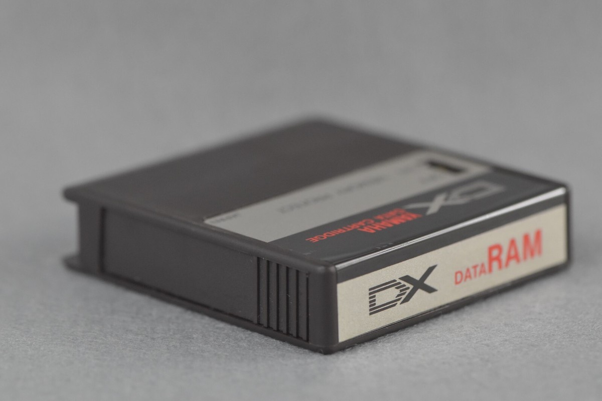 Yamaha DX7 DX Data RAM Cartridge w/ Box In Excellent