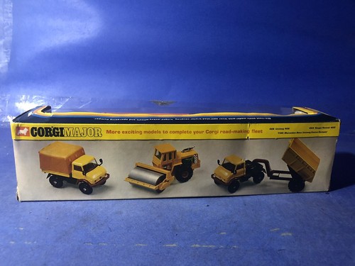 Vintage Corgi Majors 1106 Mack Container Truck & 1102 Crane Fruehauf (NEW) - Picture 14 of 17