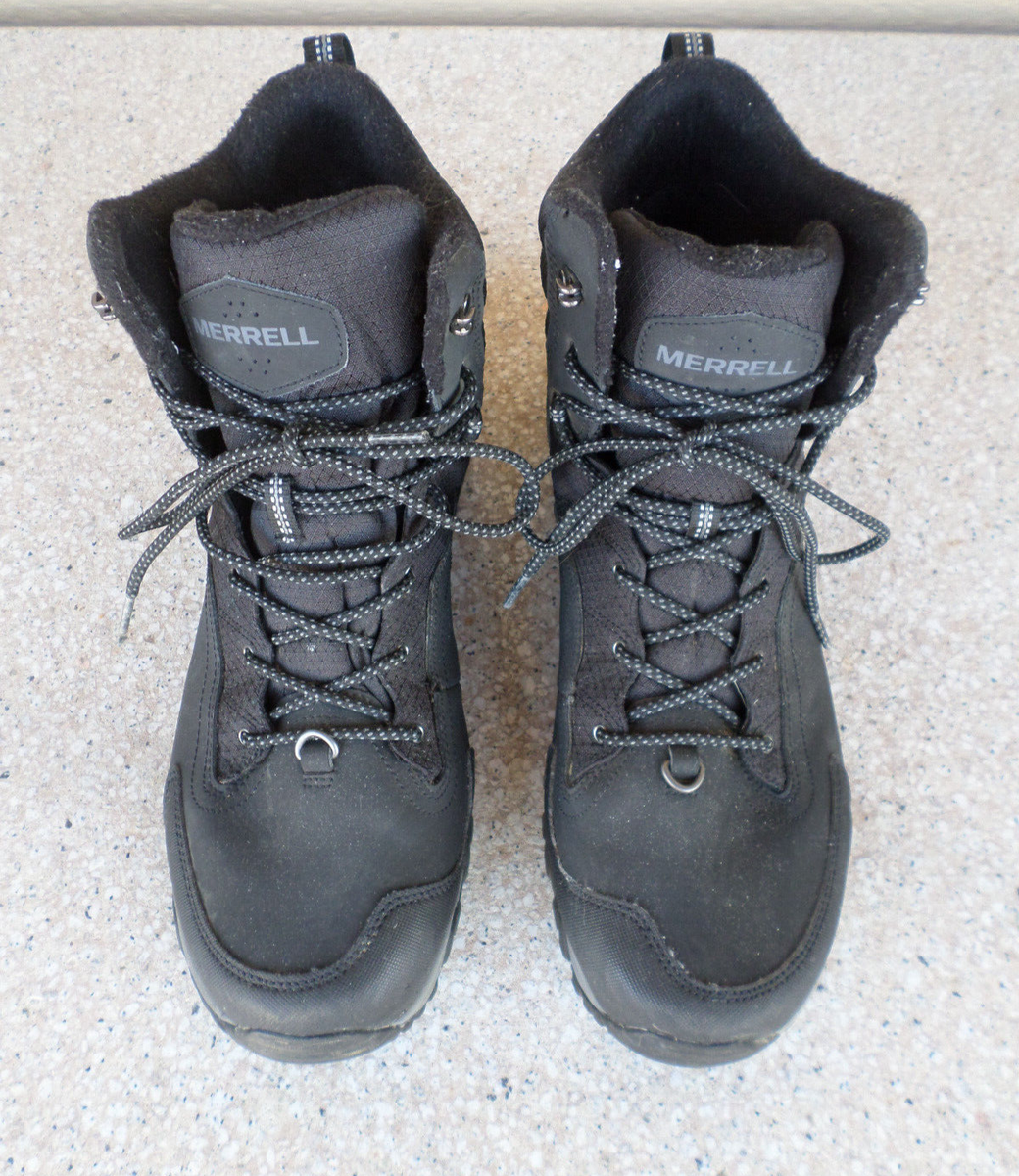 Merrell Thermo Akita Mid Black, Waterproof, Insulated Boots  display picture 1