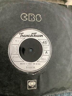 B.B.Seaton.  Wasn t it made for us all.  7  single.  Dover  records . 1976