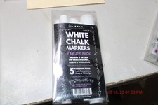 Liquid White Chalk Markers for Blackboards Sign Window White 1,3,6,10  15mm set