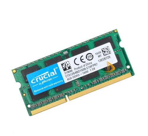 Crucial 2x 4GB 2RX8 PC3-12800S DDR3 1600Mhz SODIMM Laptop Memory RAM For Intel # - Picture 6 of 6