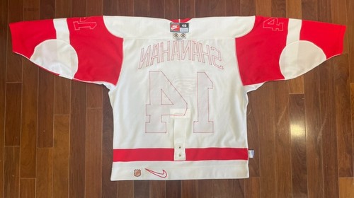 Authentic Brendan Shanahan Detroit Red Wings Vintage 90s NIKE NHL Jersey Sz 48 - Picture 14 of 19