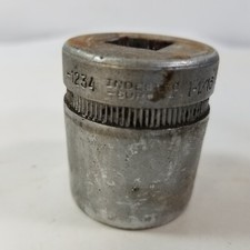 Vintage Indestro Super | 1-1/16" 12-Point 1/2" Drive Socket | #1234 | USA