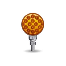 TLED-DL3X    Amber/Red Turn & Marker 3″ Mini Double Face Round Reflector LED L