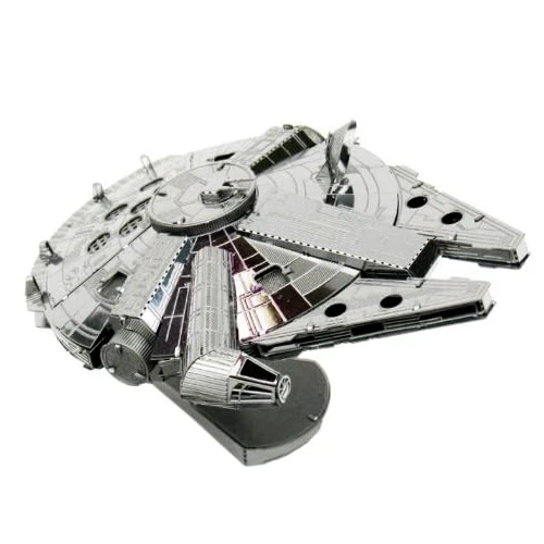 Nano rompecabezas metálico Tenyo Star Wars Halcón Milenario Foto 3 de 4