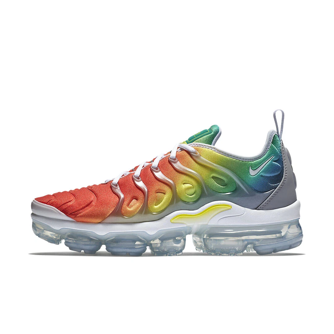 Nike Air Vapormax Plus Rainbow Multicolor White Neptune Green 924453-103 sz 11