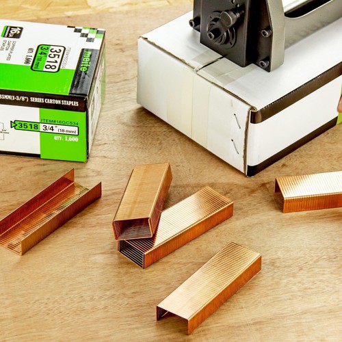 meite Carton Closing Staples 16GA 1-3/8" Crown for Cardboard Closer Packaging - Afbeelding 20 van 32