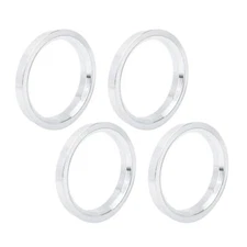 X AUTOHAUX 4pcs 73.1 to 60.1 mm Aluminium Alloy Car Hub Centric Rings Wheel B...