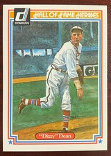 1983 Donruss Hall of Fame Heroes #29 Dizzy Dean St. Louis Cardinals HOF
