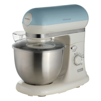 Retro Standmixer, 5,5 Liter, 2400 W, blau, Ariete Vintage Küchenmaschine 8805