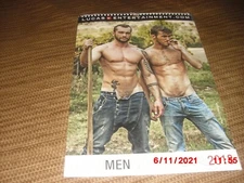 Lucas Men International Calendar 2018 Very SCARCE,!!!!!!  One of their BEST!!!