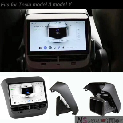 For Tesla model 3 Y Rear Seat Touch Screen Entertainment System Climate Control