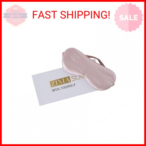 ZIMASILK 100% 22 Momme Pure Mulberry Silk Sleep Mask,Filled with 100% Mulberry S
