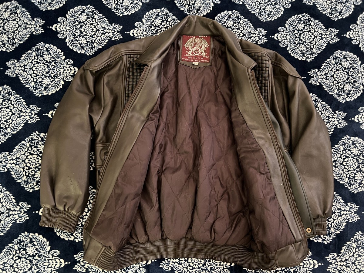 ジャケット・アウター vintage made in ITALY jacket V Made in Italy Vintage Faux Leather Jacket - Men's XL V
