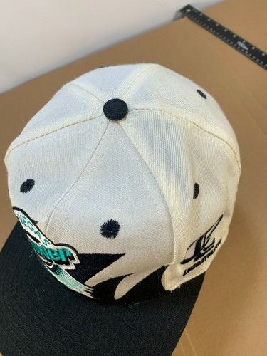 Rare Vintage Shark Tooth Logo Athletic IHL Las Vegas Thunder Hockey Snapback Hat - Picture 4 of 11
