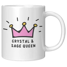 Crystal Queen White Mug