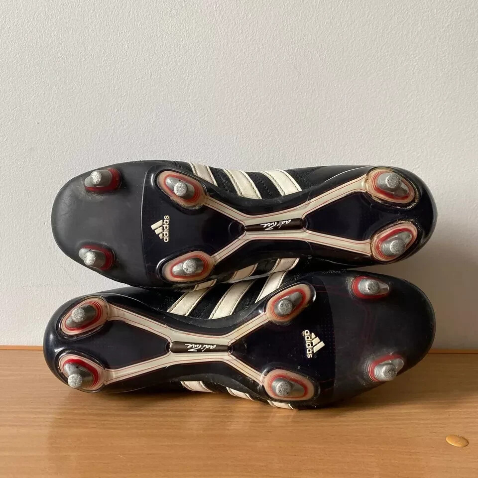 Adidas AdiPure IV 4 SG Leather RARE US 8.5 Soccer Cleats Adipure