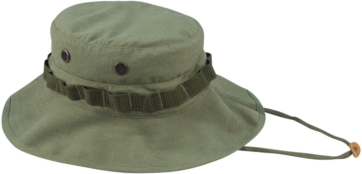 Olive Drab Vintage Vietnam Military Rip-Stop Boonie Hat | eBay