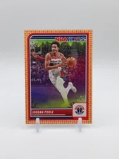 2023-24 Panini NBA Haunted Hoops Jordan Poole Orange Parallel #277